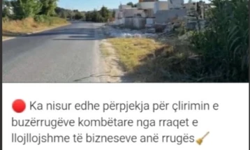 Rama me ultimatum: Deri më 31 korrik të largohet çdo lloj materiali që ndodhet më pak se 20 metra nga aksi i rrugës