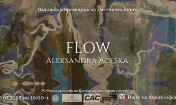 Изложба и книга „Flow (Пловидба)“ на уметницата Александра Ацеска