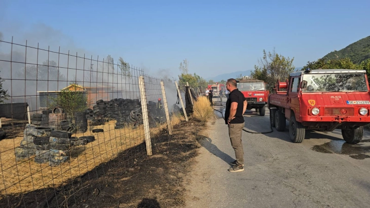 Големиот пожар кај Струмица е под контрола