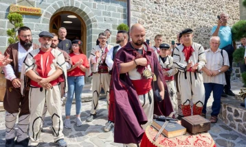 Бигорскиот манастир по шеснаесетти пат го прими илинденскиот поход „Патот на Црешовото топче“