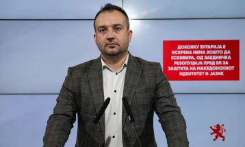 Лефков: Доколку Бугарија е искрена, нема зошто да ескивира од заедничка Резолуција пред ЕП за заштита на македонскиот идентитет и јазик