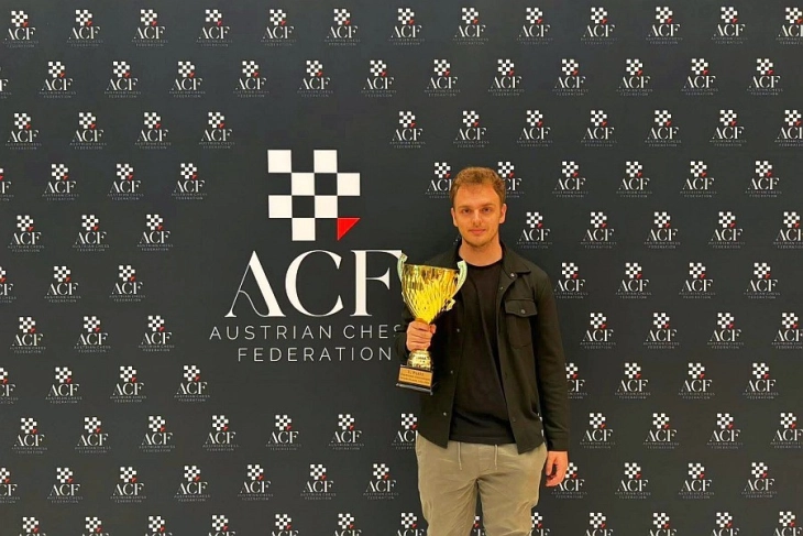 Македонскиот шахист Емил Ристески триумфира на турнир во Австрија