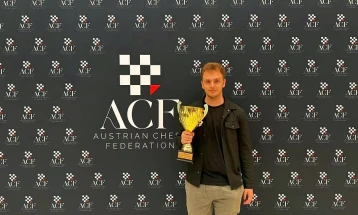 Македонскиот шахист Емил Ристески триумфира на турнир во Австрија