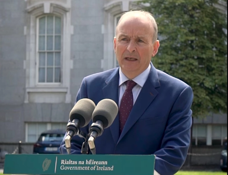 Kryeministri irlandez thotë se marrëveshja ndërmjet BE-së dhe SHBA-së parandalon luftë tregtare të dëmshme