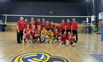 Македонските одбојкари го совладаа Б тимот на Бугарија