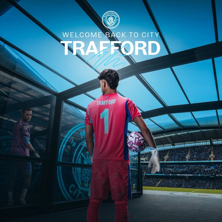 James Trafford completes Manchester City return in £27 million deal