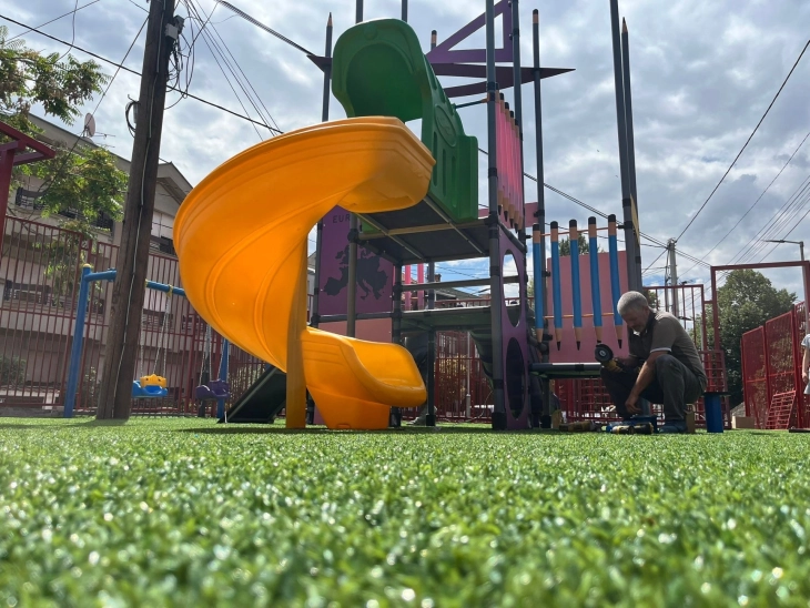 Целосно реконструирано спортското и детско игралиште во населбата Кале