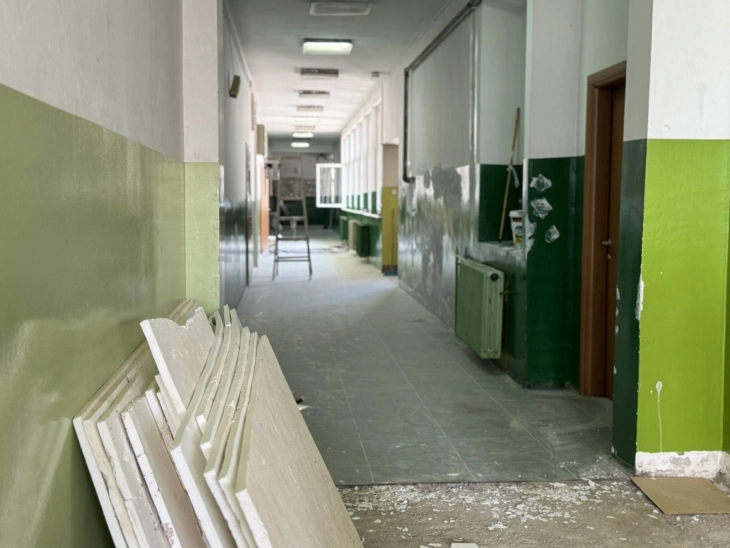 Продолжуваат санациите во училиштата во Ѓорче Петров 