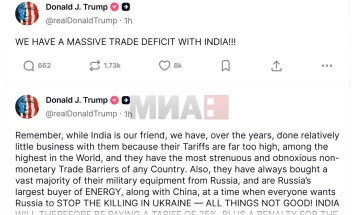 Tramp vendosi 25 për qind tarifa për mallrat indiane, duke kritikuar lidhjet me Rusinë