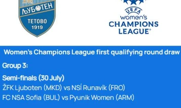 ЖФК Љуботен избори квалификациско финале во ЛШ