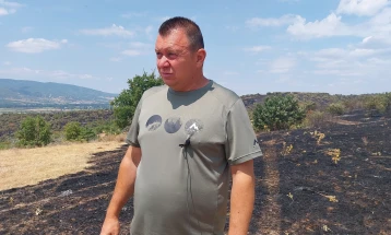 Михаилов за МИА: Околу 5.000 хектари се опожарени на планината Готен, пожарот е подметнат, а штетите дополнително ќе се утврдуваат