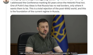 Зеленски повика на „промена на режимот во Русија“ и конфискација на рускиот имот