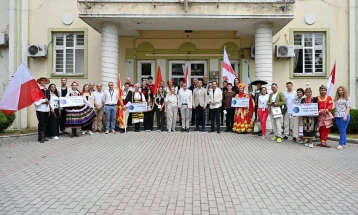 Прием во Општина Битола за ансамблите од странство на „Илинденски денови“