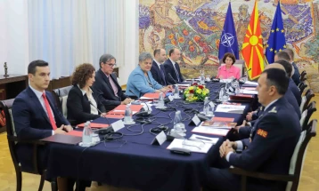 Втора седница на Советот за безбедност во вила „Водно“