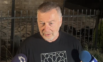 Ноќно снимање на филмот „Збогум Копакабано“ во режија на Милчо Манчевски