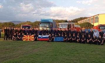 Словенечките пожарникари ја завршија својата мисија во Берово