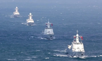 Кина и Русија започнаа заеднички поморски вежби во Јапонското Море