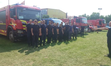 Словенечкиот тим од 61 пожарникар заминува од земјава, утре чешкиот „Блек Хок“