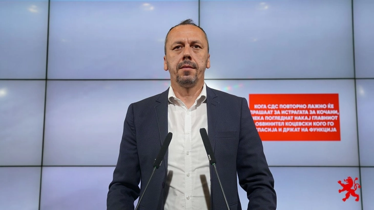 Петрушевски: Кога СДС повторно лажно ќе прашаат за истрагата за Кочани, нека погледнат накај главниот обвинител Коцевски кого го спасија и држат на функција