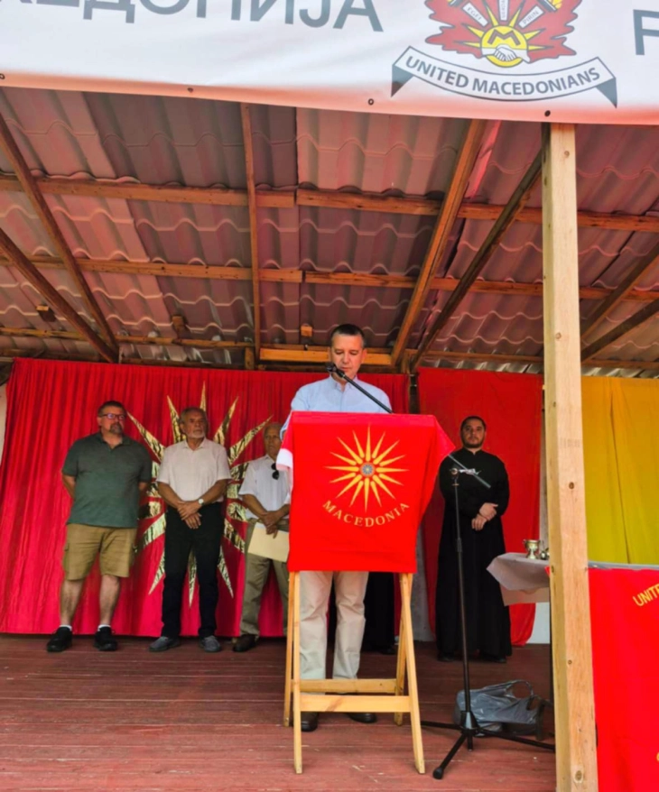 Стерјовски од Торонто: Македонецот не се брише, не се прекрстува, не се покорува, и денес, и утре, и секој ден потоа, ние ќе постоиме