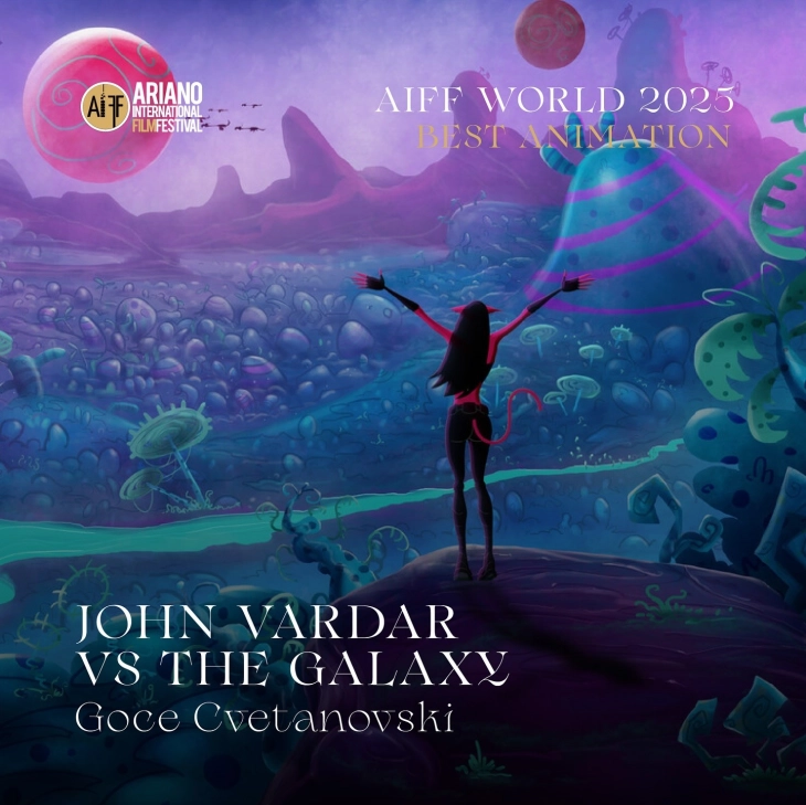 'John Vardar vs the Galaxy' wins best animation in Italy
