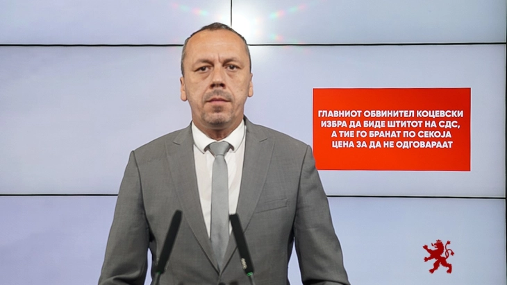 Петрушевски: Главниот обвинител Коцевски избра да биде штитот на СДСМ, а тие го бранат по секоја цена за да не одговараат