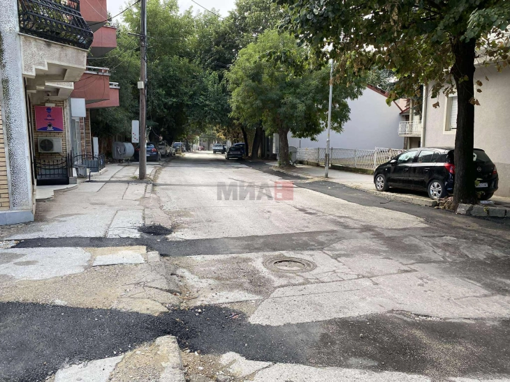 Продолжува реконструкцијата на улица „Моша Пијаде“ во Куманово