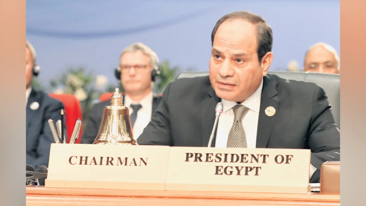 Presidenti i Egjiptit vlerësoi se në Rripin e Gazës po ndodh një luftë e shfarosjes