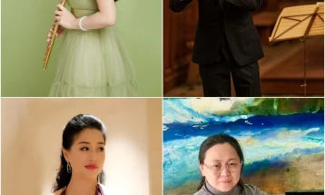 Кинеска вечер на „Охридско лето“ со уметниците Јуе Гуангхуи и Ванг Веи на флејта, мецосопранот Аи Ву и пијанистката Хоу Јуан