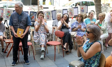 Отворена изложбата „Цвеќе на мирот“ на Живко Поповски – Цветин