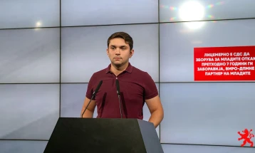 Конески: Лицемерно е СДСМ да зборува за младите откако претходно седум години беа заборавени