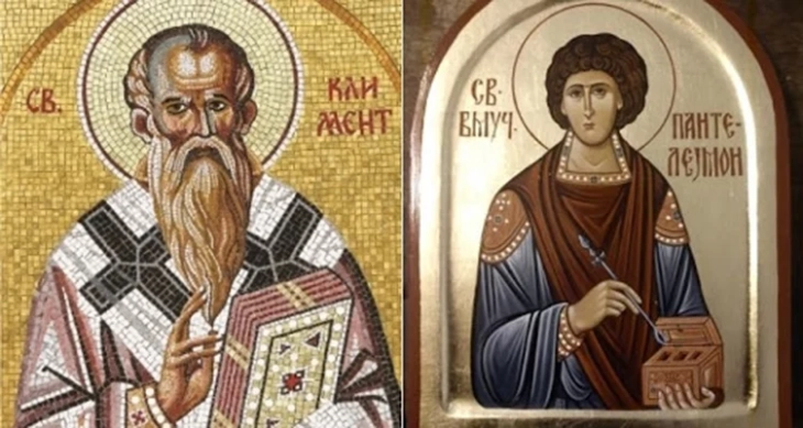 МПЦ-ОА го празнува споменот на Свети Климент Охридски и Свети Пантелејмон