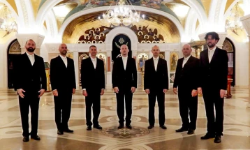 Вечер на духовни и популарни песни на „Охридско лето“ со српскиот професионален хор „Свети Серафим Саров“