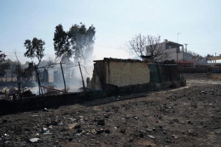 Подобрена ситуацијата со пожарот во источниот дел на областа Атика, поширокиот дел на Атина