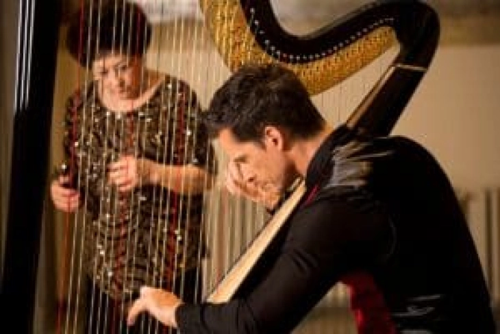 Spanish evening at Ohrid Summer Festival with harpist Xavier de Maistre and Lucero Tena on castanets