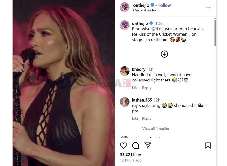 Џенифер Лопез се соочи со „неочекуван додворувач“ на сцената