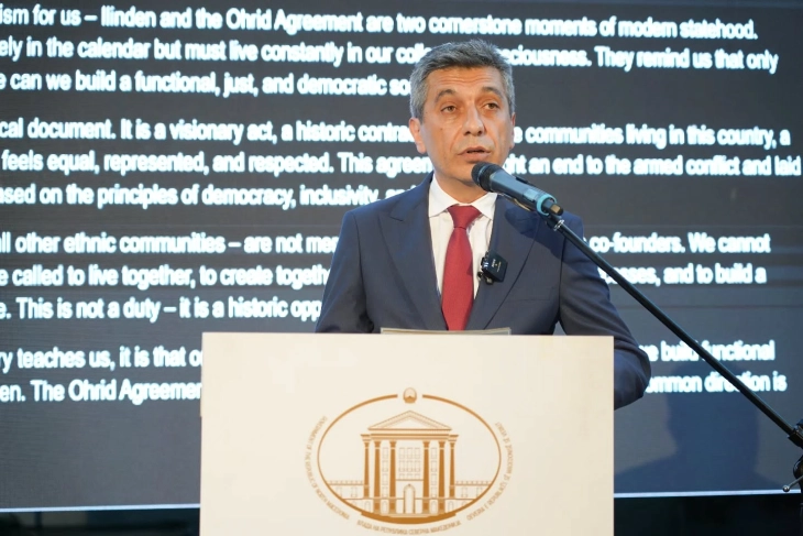 Меџити: Охридскиот договор ги постави темелите за нов соживот врз принципите на демократија, инклузивност и меѓусебно почитување