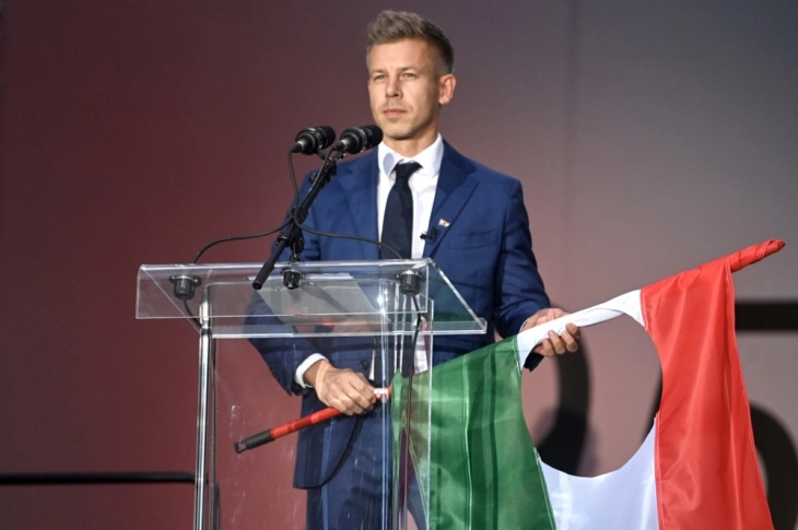 Унгарскиот опозициски лидер Петер Маѓар ја обвини Русија за мешање во внатрешните работи