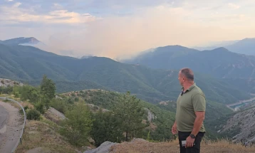 Пожарот во ловиштето „Јасен“ сè уште активен, одбраната на објектите на претпријатието продолжува и во текот на ноќта