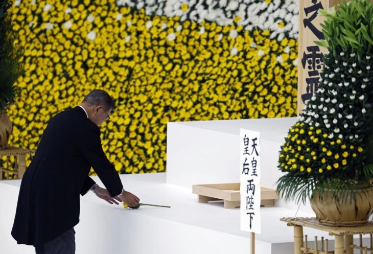 Japonia në 80-vjetorin e kapitulimit në Luftën e Dytë Botërore u shpreh respekt të vdekurve