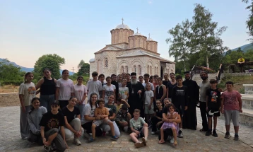 Заврши петтиот последен летен камп по вероучение во Бигорскиот скит во Битуше