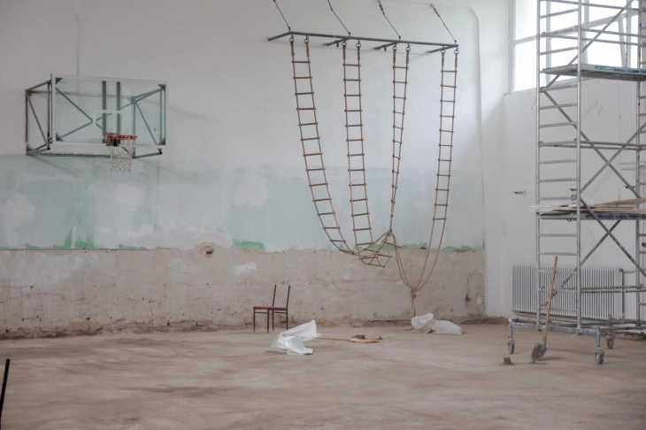 Герасимовски изврши увид во училиштето „Димитар Миладинов“: Целосно реконструирани фискултурната и свечената сала