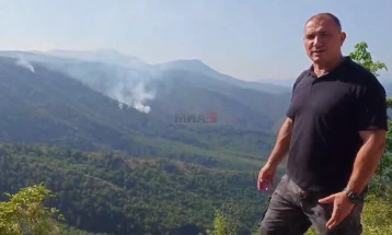 Shiu nuk ndihmoi në shuarjen e zjarrit në “Jasen”, një degë është ende aktive