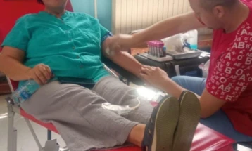 Во крводарителска акција во Чашка собрани 24 крвни единици