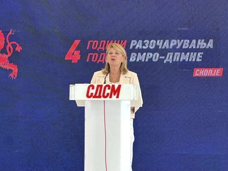 Shukova: VMRO-DPMNE sacrified Skopje to settle scores with Arsovska