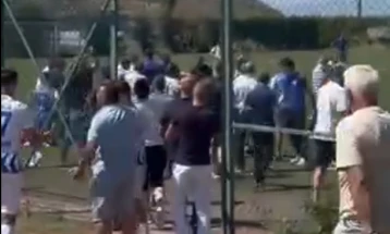 Двајца 15 годишни фудбалери на „Брегалница“ повредени по инцидентот за време на натпреварот со „Шкупи“ во Штип 