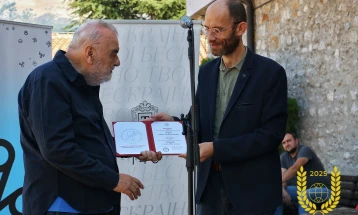 Иван Штрпка – почесен член на Друштвото на писателите на Македонија