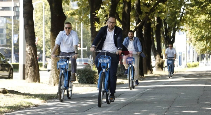 Public bicycle service launched in Zagreb