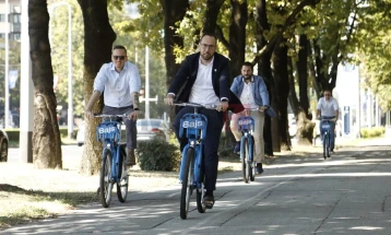 Public bicycle service launched in Zagreb