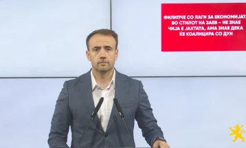 Стојаноски: Филипче со лаги за економијата во стилот на Заев – не знае чија е јахтата, ама знае дека ќе коалицира со ДУИ